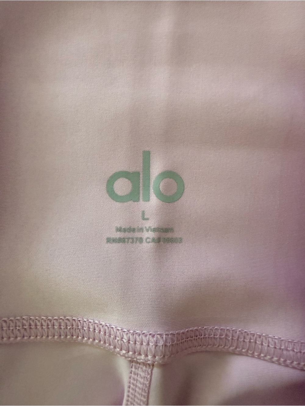 NWT ALO Yoga Sweet Pink 7/8 high waist Airlift Legging size Large - Picture 2 of 4